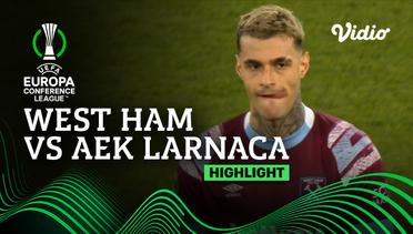 Highlights - West Ham vs AEK Larnaca | UEFA Europa Conference League 2022/23