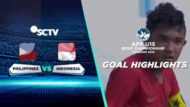 Philippines (0) vs Indonesia (4) - Goal Highlights | AFF U15 2019