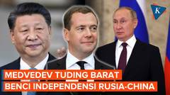 Mantan Presiden Rusia sebut Barat terus usik Rusia dan China