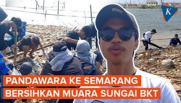 Pandawara Group Kunjungi Semarang Lancarkan Aksi Bersih-bersih Muara Sungai BKT Tambakrejo