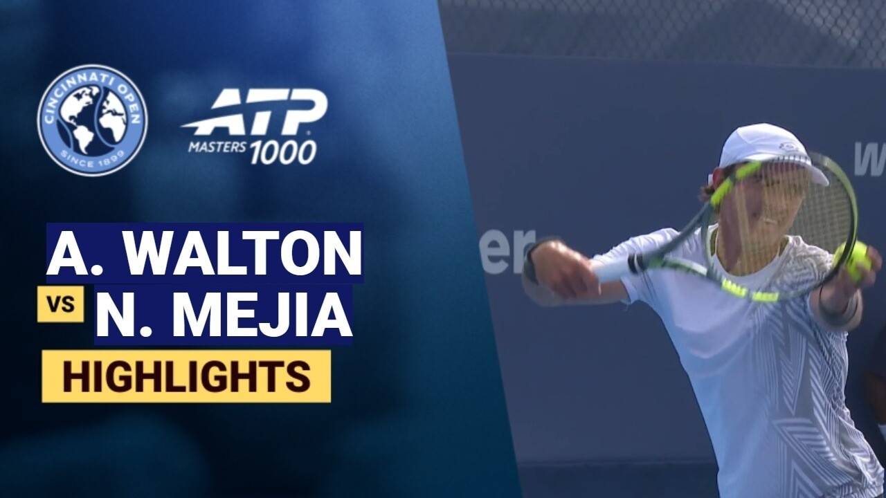 Adam Walton vs Nicolas Mejia - Round 1 (Court 8) | ATP 1000: Cincinnati Open 2026