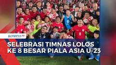 Begini Selebrasi Timnas Indonesia Usai Lolos ke 8 Besar Piala Asia U-23
