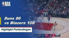 NBA I Cuplikan Pertandingan : Trail Blazers 108 vs Suns 86