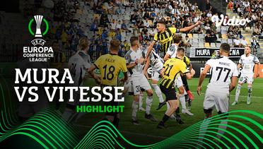Highlight -  Mura vs Vitesse | UEFA Europa Conference League 2021/2022