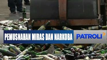 Polisi Musnahkan Ribuan Miras dan Narkoba di Jakarta - Patroli