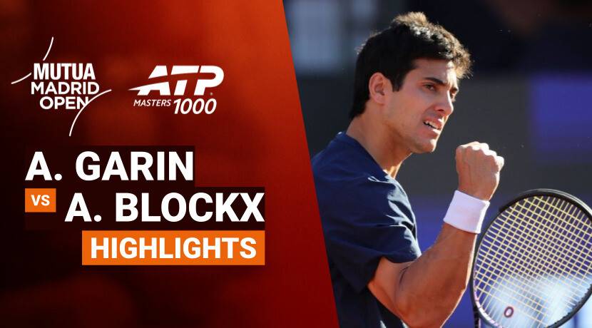 Cristian Garin vs Alexander Blockx - Round 1 (Court 6) | ATP 1000: Mutua Madrid Open 2026