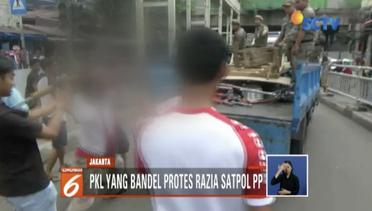 Polisi Tangkap Provokator Bentrokan PKL Skybridge Tanah Abang - Liputan 6 Siang