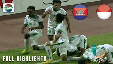 Kamboja (0) vs (4) Indonesia - Full Highlights | AFF U-16 Championship 2018