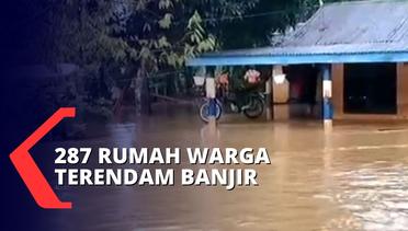 Sungai Batang Lubuh Meluap, Desa Rambah Tengah Hulu Terendam Banjir Hingga 1 Meter!