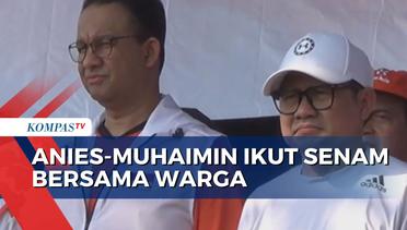 Ikuti Senam Bersama Warga di Bogor, Anies-Muhaimin: Optimis Raih Suara 80 Persen!