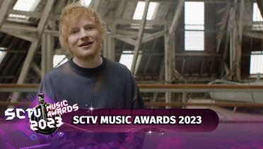 TOP! Ed Sheeran Mendapatkan Penghargaan Best International Artist SCTV Music Awards 2023
