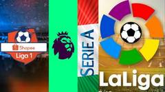 Jadwal Pertandingan Hari Ini Liga 1, Liga Inggris, Liga Spanyol, Liga Italia