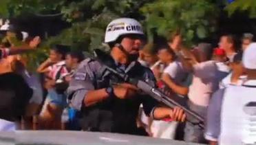 Jendela Dunia: Polisi Tembaki Suporter Sepakbola di Brasil
