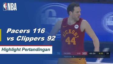 NBA I Cuplikan Pertandingan  Pacers 116 vs Clippers 92
