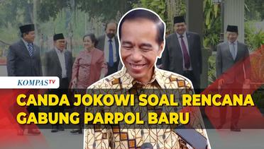 Canda Jokowi Ditanya Soal Rencana Gabung ke Partai Politik Baru Usai Tak Dianggap PDIP