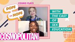 DOPE OR NOPE WITH THE CAST OF SEX EDUCATION