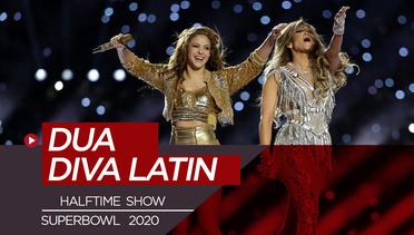 Jennifer Lopez dan Shakira, Goyang Publik American Football di Halftime Show Super Bowl 2020