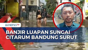 Update Situasi Banjir Luapan Sungai Citarum di Dayeuhkolot Kabupaten Bandung