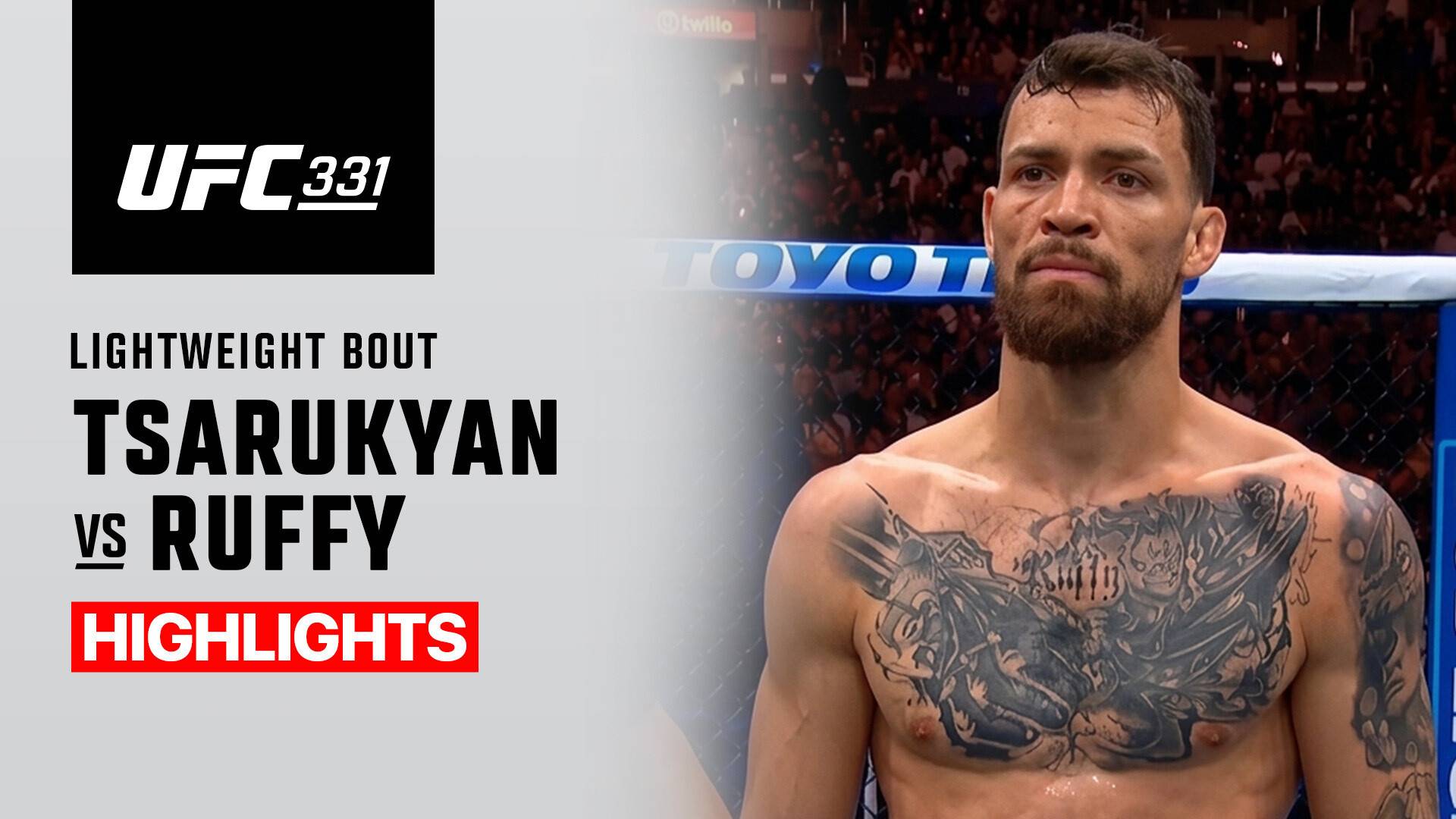 Arman Tsarukyan vs Mauricio Ruffy - Lightweight | UFC 331
