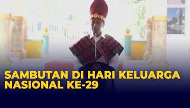 [Full] Sambutan Lengkap Presiden Jokowi di Puncak Hari Keluarga Nasional ke-29