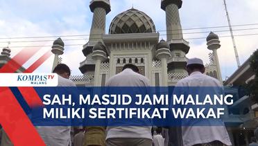 Menteri ATR/BPN Serahkan Sertifikat Wakaf 2 Masjid di Kota Malang
