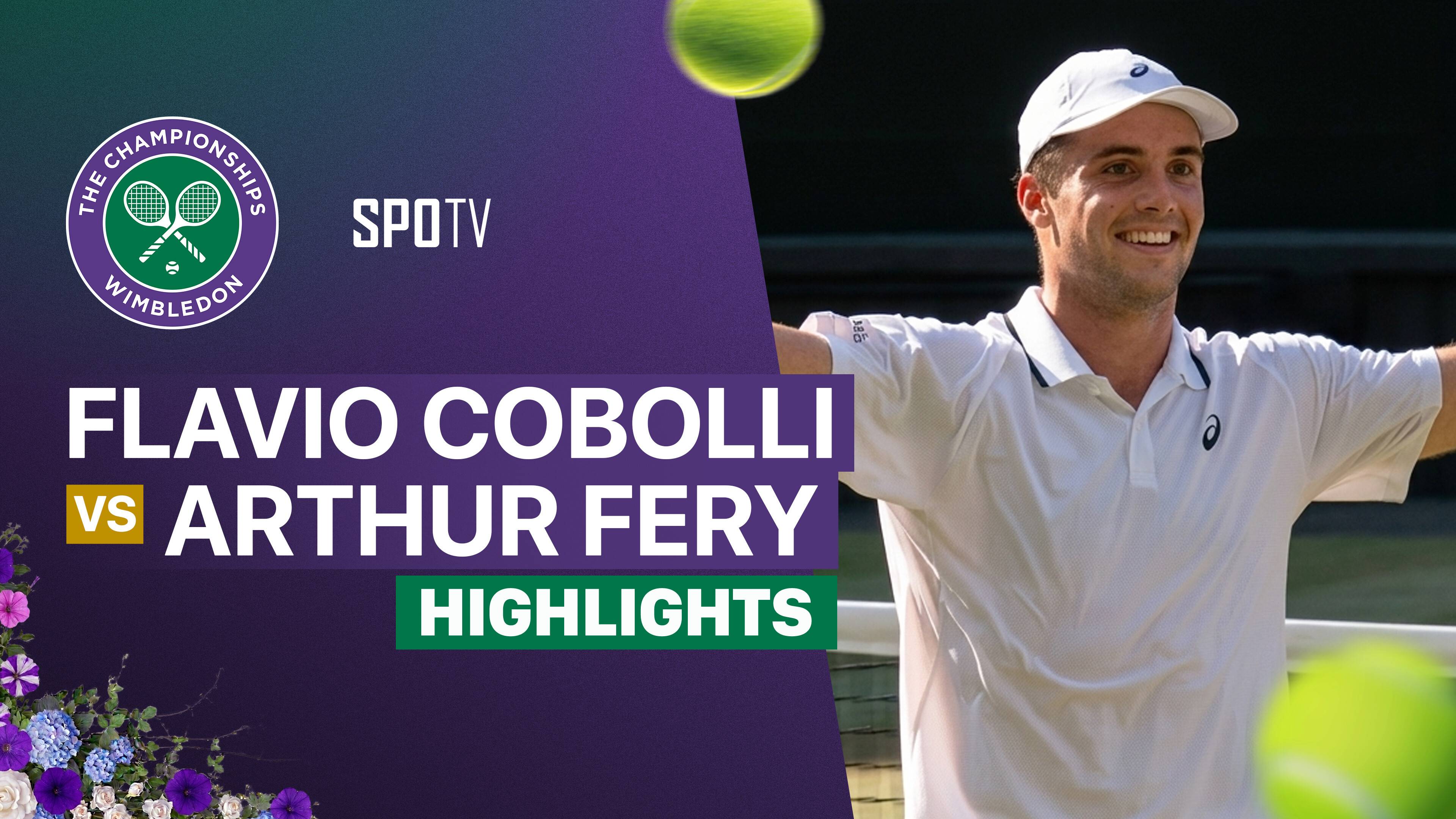 Flavio Cobolli vs Arthur Fery - Gentlemen's Singles Quarterfinal | Wimbledon 2026