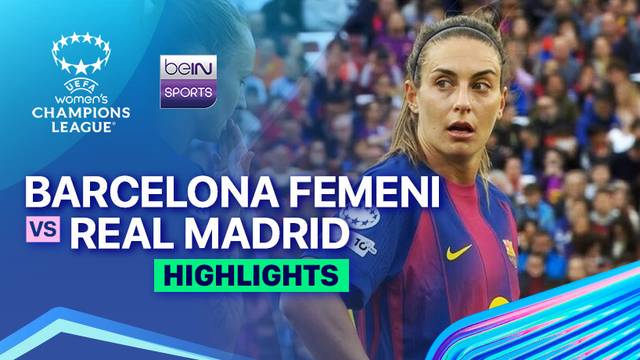 Barcelona Femeni vs Real Madrid - Highlight | UEFA Women's Champions League 2025/26