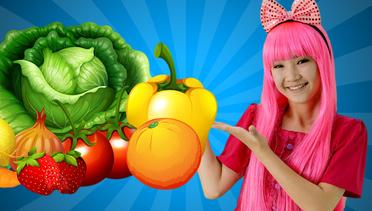 Yummy Fruits & Vegetables | Nursery Rhymes & Kids Songs | Hahatoons Songs