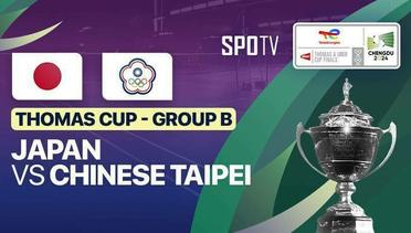 Men's Singles: Kenta Nishimoto (JPN) vs Chou Tien Chen (TPE) | Thomas Cup Group B - TotalEnergies BWF Thomas & Uber Cup - 01 Mei 2024