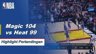 NBA I Cuplikan Pertandingan : Magic 104 vs Heat 99