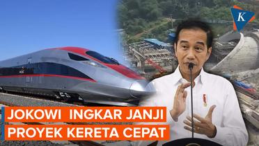 Jokowi Berencana Menyuntik Uang Rakyat Rp 3,2 Triliun untuk Proyek Kereta Cepat
