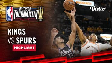 Sacramento Kings vs San Antonio Spurs - Highlights | NBA In-Season Tournament 2023