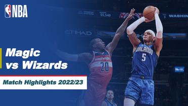 Match Highlights | Orlando Magic vs Washington Wizards | NBA Regular Season 2022/23