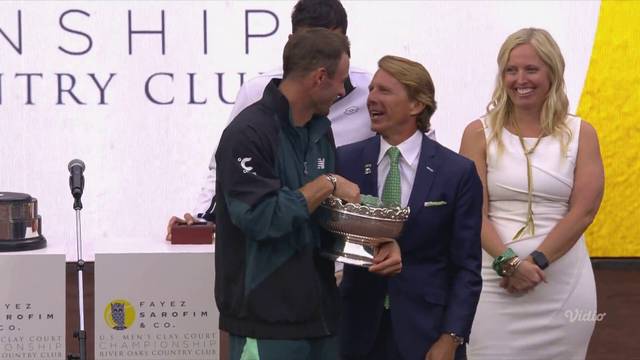 Houston 2026 Singles Final Trophy Presentation | ATP 2026