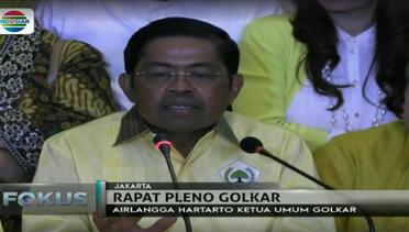 Rapat Pleno Golkar Kukuhkan Airlangga Sebagai Ketua Umum Gantikan Setya Novanto  - Fokus Pagi
