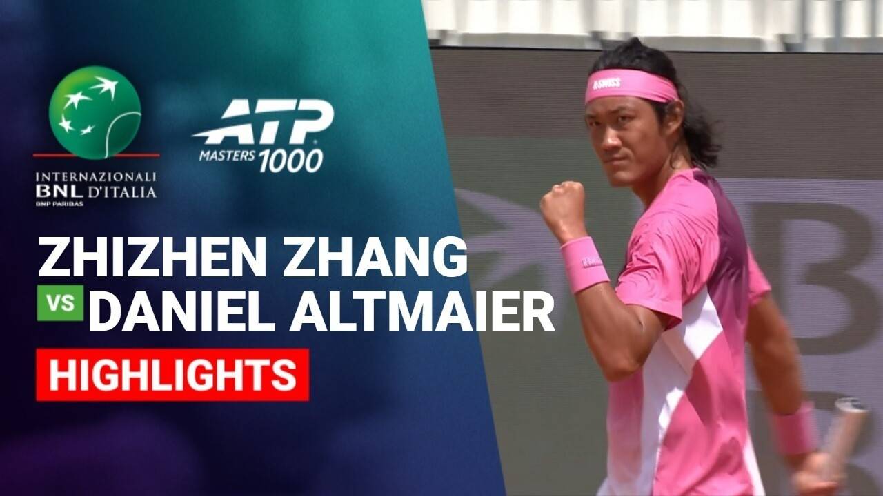 Zhizhen Zhang vs Daniel Altmaier - Round 1 (Supertennis Arena) | ATP 1000: Internazionali BNL d'Italia 2026