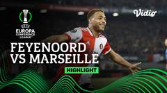 Highlight - Feyenoord vs Marseille | UEFA Europa Conference League 2021/2022
