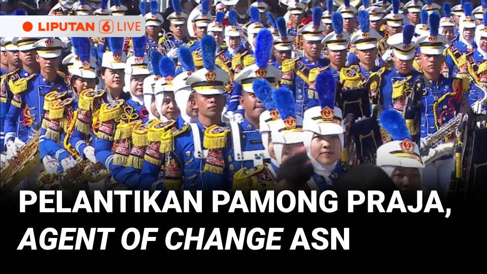 Live Streaming Pelantikan Pamong Praja, Agent of Change ASN | LIVE