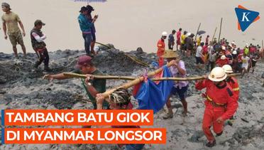Tambang Batu Giok di Myanmar Utara Runtuh, 2 Orang Tewas