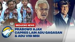 Prabowo Ajak Capres Lain Adu Gagasan & Adu Visi dengan Program