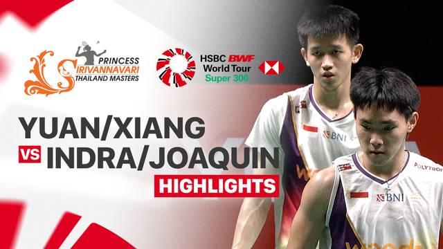 Hu Ke Yuan/Lin Xiang Yi (CHN) vs Raymond Indra/Nikolas Joaquin (INA) - Highlight | PRINCESS SIRIVANNAVARI Thailand Masters 2026