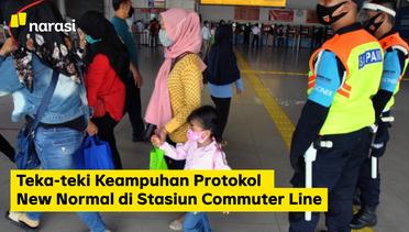 Teka-teki Keampuhan Protokol New Normal di Stasiun Commuter Line