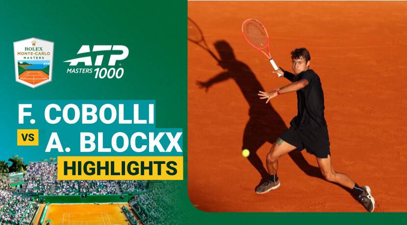 Flavio Cobolli vs Alexander Blockx - Round 2 (Court des Princes) | ATP 1000: Rolex Monte-Carlo Masters 2026