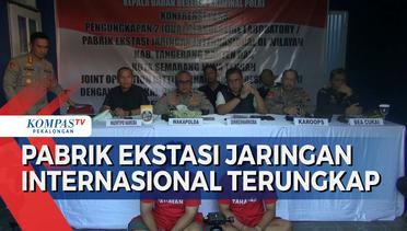 Tim Gabungan Ungkap Pabrik Pil Ekstasi Jaringan Internasional di Semarang