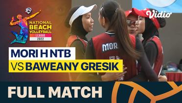 Full Match | Final - Putri (4x4): Mori H NTB vs Baweany Gresik | National Beach Volleyball League 2022