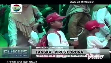 Tangkal Virus Corona, Kebun Binatang Surabaya Disemprot Disinvektan