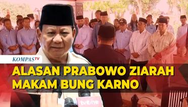 Prabowo Ungkap Alasannya Ziarah ke Makam Bung Karno di Blitar