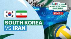 Final: South Korea vs Iran - Full Match | 22nd Asian Men's U-20 Volleyball Championship