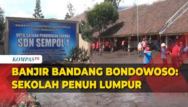 Akibat Banjir Bandang Bondowoso, Bangunan SDN Sempol 1 Dipenuhi Lumpur