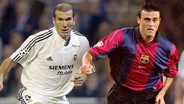 Duel Sengit Enrique dan Zidane di El Clasico